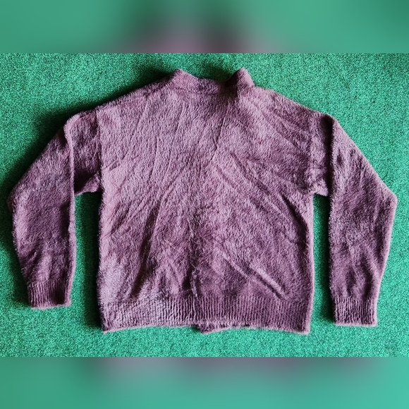 Levi's Gallery Cardigan Fuzz Sweater Women Size Small - Picture 2 of 8